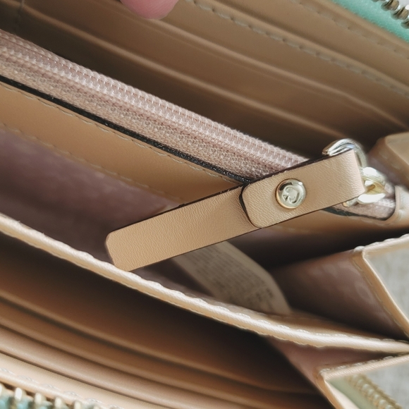 Kate Spade Mintmojito Green Wellesley Neda Wallet Code: Wlru-1153 Like New - Picture 8 of 15